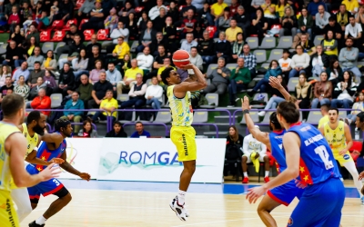 FOTO CSU Sibiu trece de CSA Steaua București. Urmează întâlnirea cu U-BT Cluj-Napoca