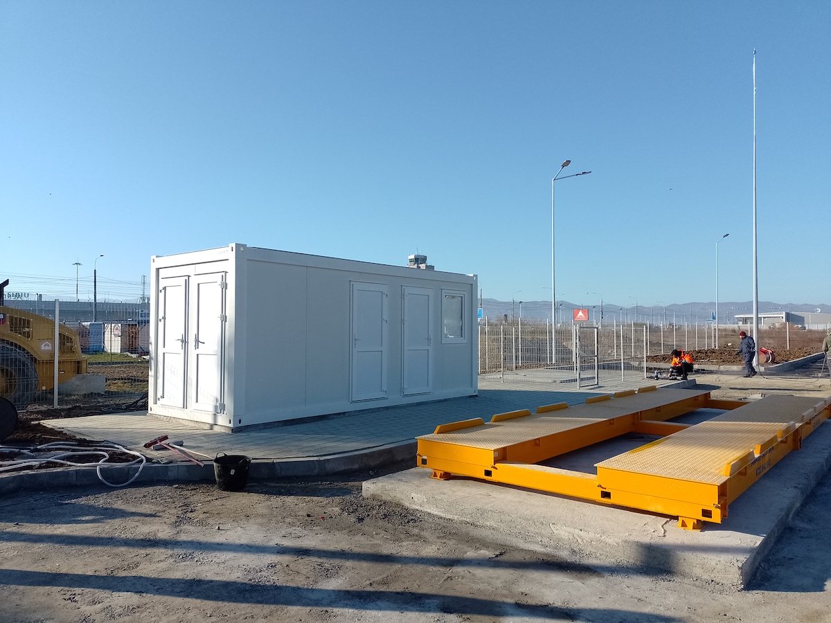 Lucrările la primul centru de colectare a deșeurilor prin aport voluntar din Municipiul Sibiu sunt aproape de finalizare