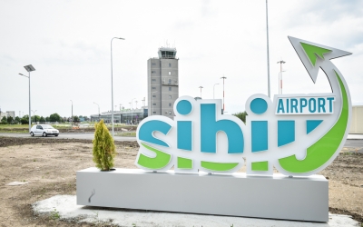 Aeroportul sibian își înscrie în Cartea funciară extinderile. Le închiriază pentru a acoperi creditul de 42 de milioane de lei