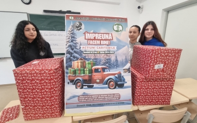 Bazar de Crăciun la Școala „Regele Ferdinand” din Sibiu. Director: „Este o sărbătoare a comunității noastre”