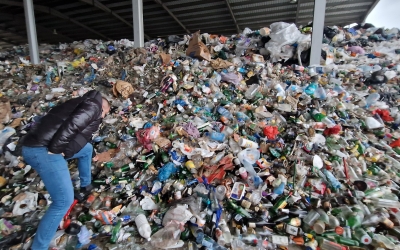 Aproximativ 30% din ce aruncă sibienii în igluurile verzi nu este sticlă. Trei situații care afectează activitatea stației de sortare a Sibiului
