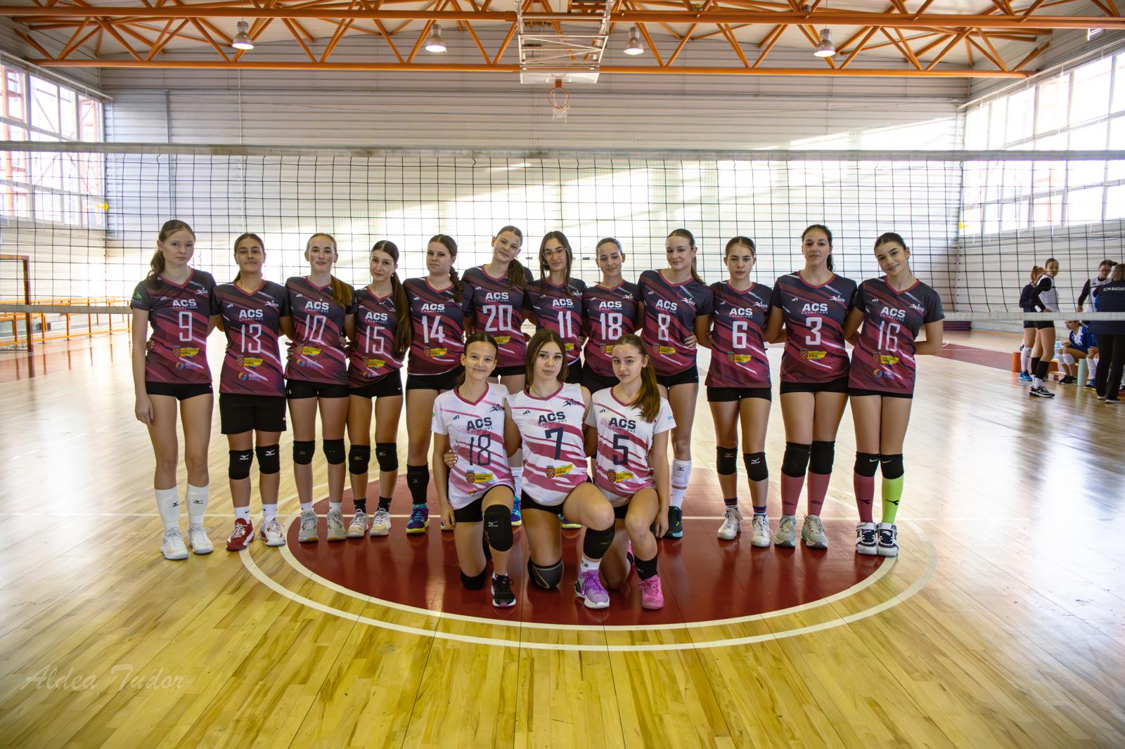 Volei U15: Champions Sibiu A s-a clasat pe locul doi, învinsă de vicecampioana națională CSV Craiova în Cupa Winter Champions