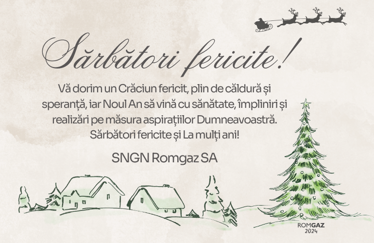 Mesajul de Crăciun din partea ROMGAZ