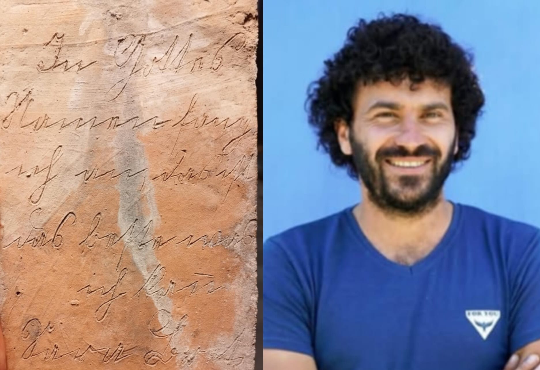 Țigla de la Moșna. Ștefan Vaida a găsit o bucată de lut care spune istoria unei familii. Urmașii țiglarilor Bretz trăiesc în Germania