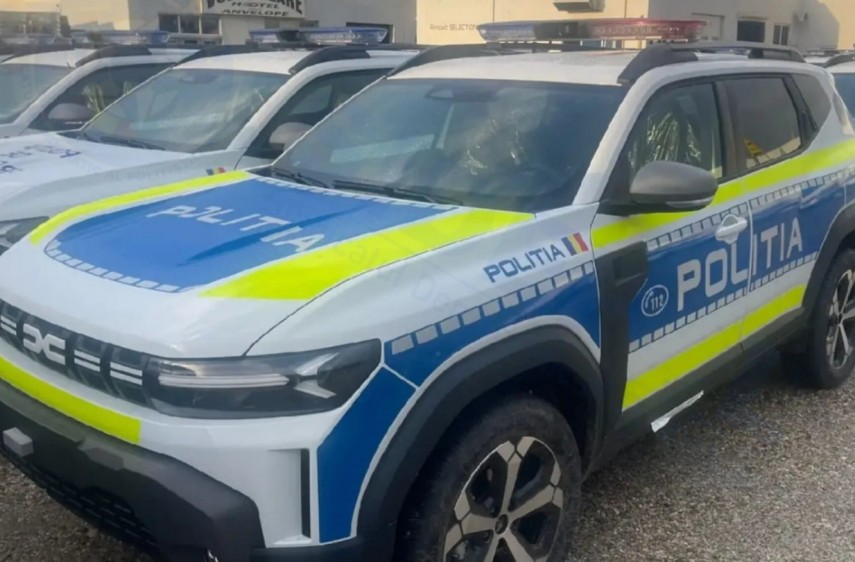 Noul Duster 3 a intrat în dotarea Poliției Sibiu