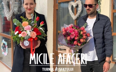 Un cuplu din Sibiu a investit aproximativ 8.000 de euro într-o florărie. „După ce am avut nunta, soția și-a dat seama că-i place să lucreze cu florile”
