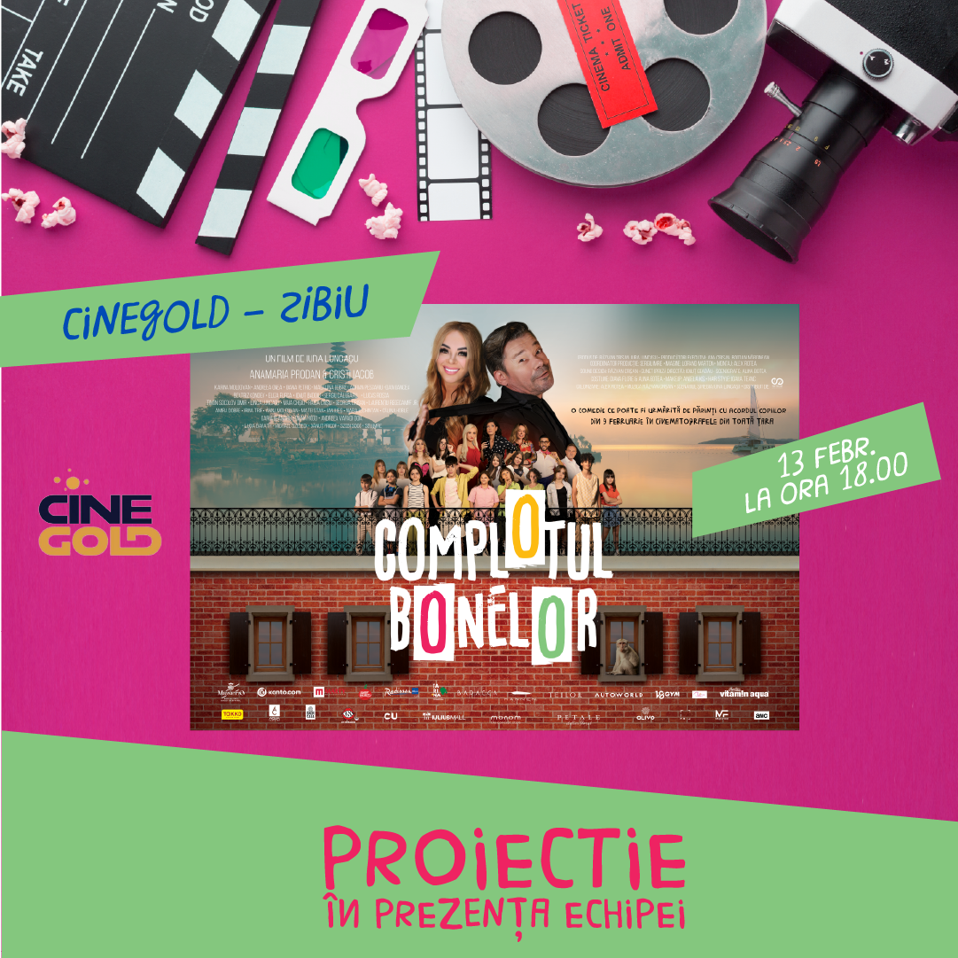 Anamaria Prodan și Cristi Iacob, protagoniști în cea mai spumoasă comedie pentru întreaga familie, Complotul Bonelor