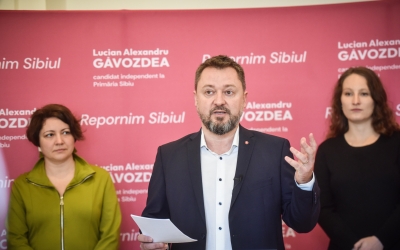 Alexandru Găvozdea și-a anunțat candidatura independentă pentru Primăria Sibiu. „I-aș reproșa lui Astrid Fodor lipsa de curaj”