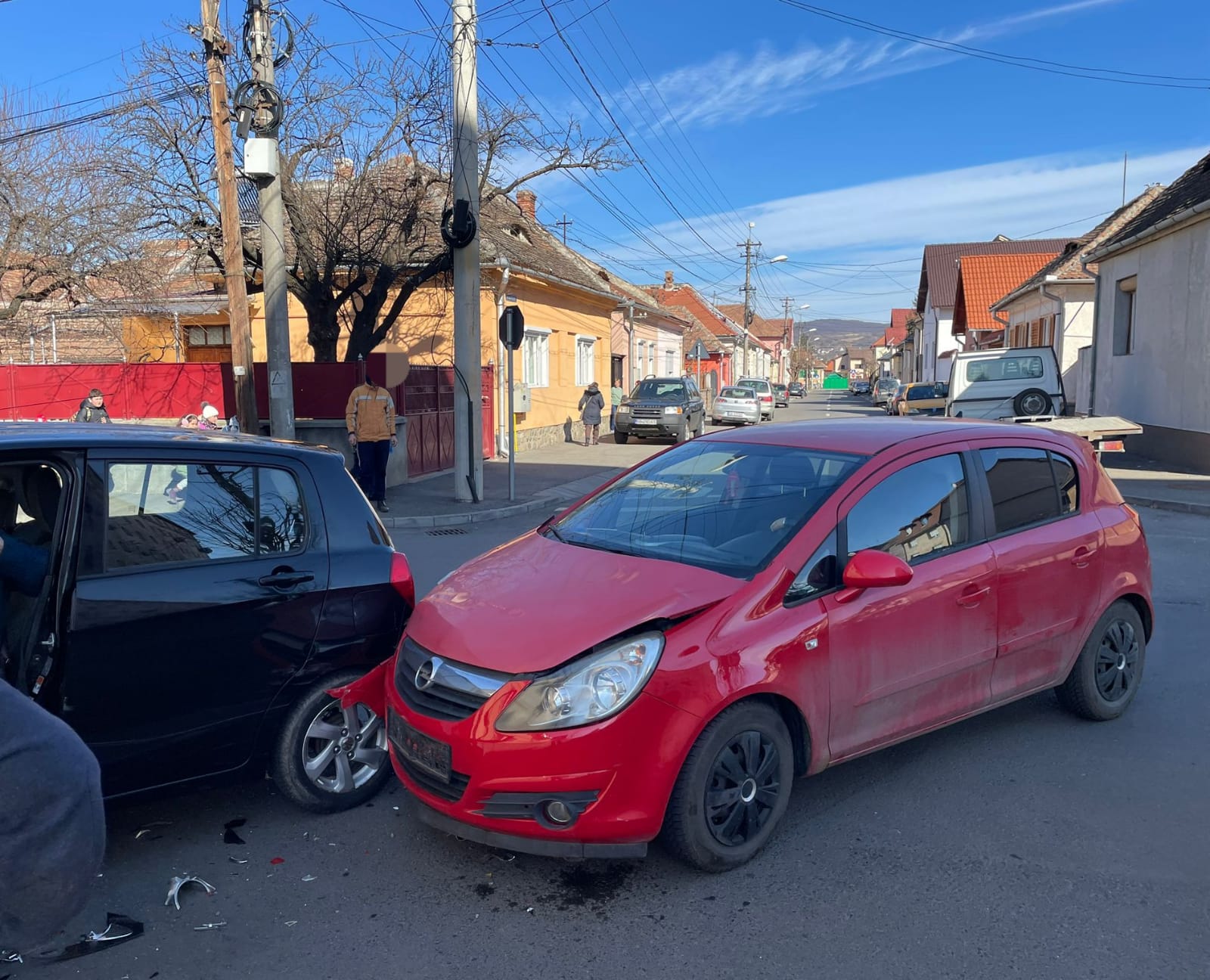 Un șofer în vârstă de 83 de ani a provocat un accident pe strada Treboniu Laurean din Sibiu