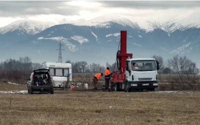 „Viitoarea autostradă A13 Sibiu-Făgăraș”. Imagini de la realizarea forajelor geotehnice pe tronsoanele 3 și 4