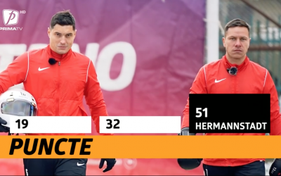 FC Hermannstadt, în primul reality show sportiv din România: locul 11 din 24 de echipe după prima etapă