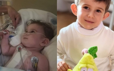 Povestea lui Eric: băiețelul operat pe inimă la șase luni împlinește cinci ani. Părinții: „Nu există cuvinte când cineva îi salvează viața copilului tău”