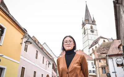 Singura coreeancă stabilită la Sibiu și povestea afacerii pe care a deschis-o: „Am fost surprinsă că toată lumea vrea să mă ajute”