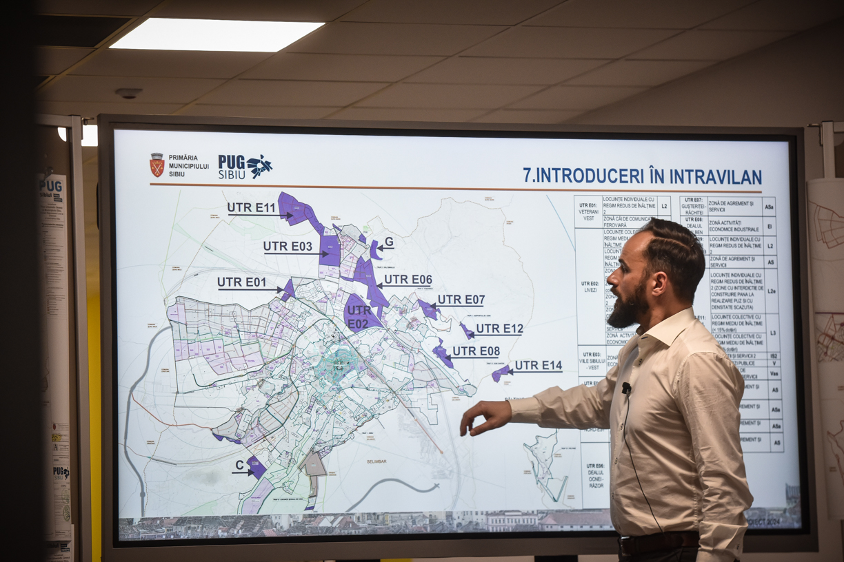 Noul PUG al Sibiului urmează să fie dezbătut cu cetățenii și ONG-urile. S-a dat starul înscrierilor pentru participare