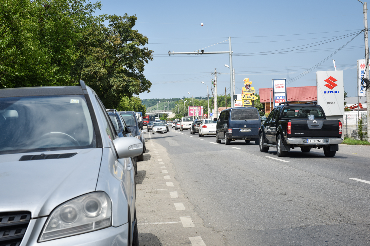 40 de milioane de lei pentru Calea Șurii Mari: trei și patru benzi auto, girație cu două benzi, două trotuare, o pistă de biciclete și peste 200 de copaci