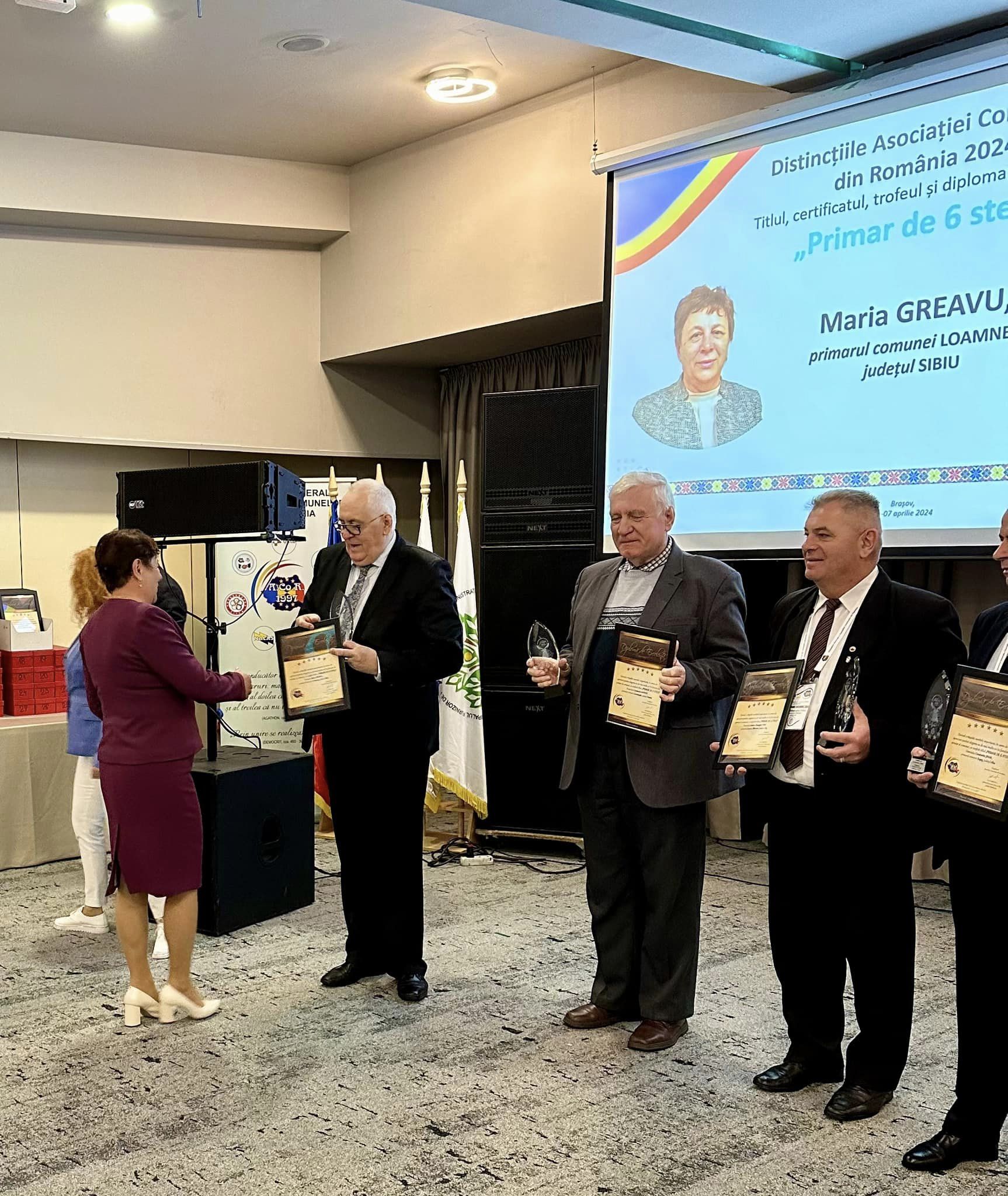 Primarii comunelor Loamneș, Axente și Șeica Mare au fost premiați cu stele de Consiliul Director al ACoR