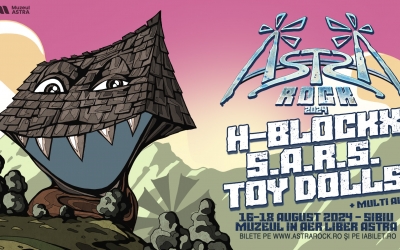 ASTRA Rock Festival 2024: H-Blockx, S.A.R.S și The Toy Dolls, primele trupe care și-au anunțat prezența la festivalul din Muzeul Astra