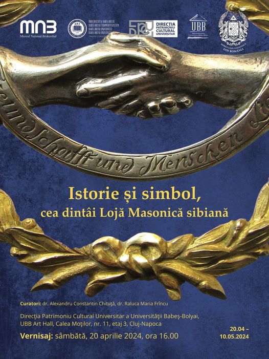 Cea dintâi Lojă Masonică sibiană, colecția Muzeului Național Brukenthal, va fi expusă la Cluj-Napoca