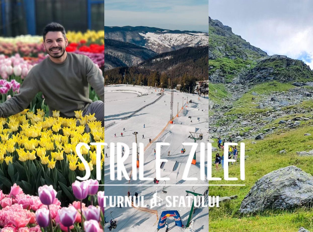 Știrile zilei, 17 aprilie. Un sibian și-a deschis grădină de lalele pe 2.000 mp, planuri după dispariția zăpezii, încă două săptămâni pentru consultarea publică a noului PUG