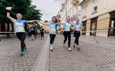 „Pași pentru oraș”: probă de mers la Maratonul Internațional Sibiu