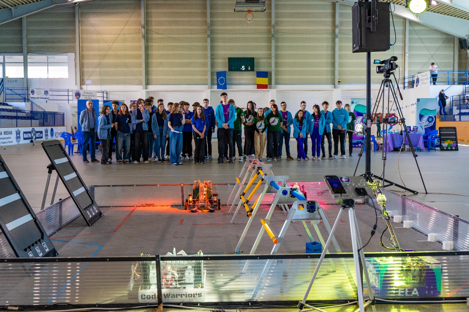 Mediaș Robotics Fest s-a desfășurat la Sala Polivalentă „Octavian Șerban“