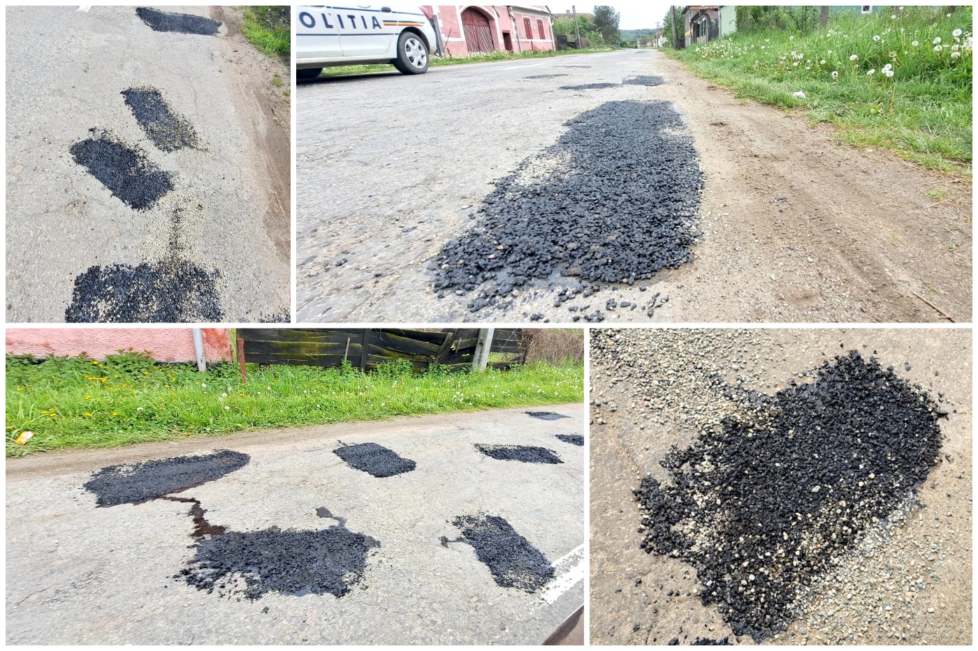 Un sibian care a reclamat bătaia de joc prin care se reabilitează drumul a fost amendat cu 1.000 de lei