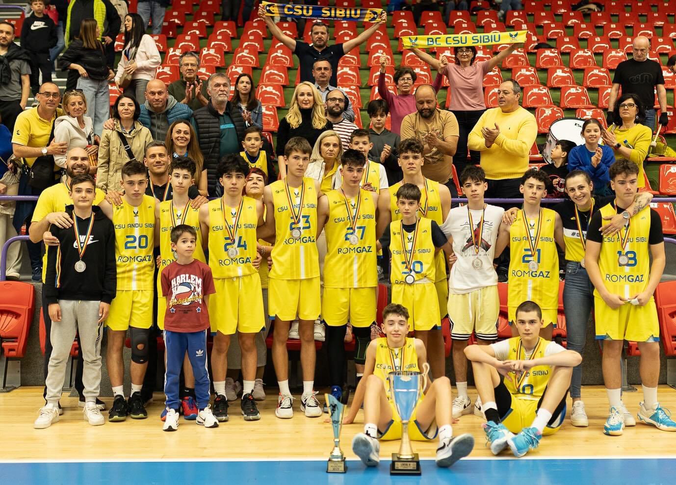 CSU Andu Juniori, vicecampioni naționali la Turneul Final U14 Masculin 2023-2024