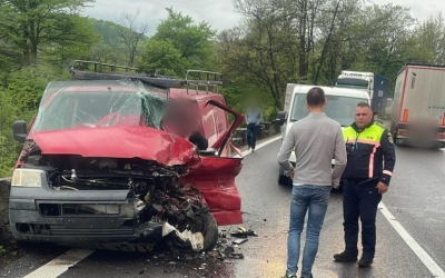 Accident pe Valea Oltului. Un cetățean olandez este rănit ușor