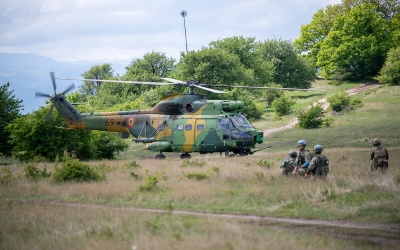 Efectul războiului din Ucraina: Dronele militare incluse în exercițiul din Dealul Dăii, unde studenții AFT au simulat respingerea inamicului