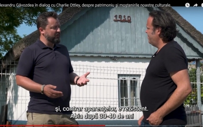 Alexandru Găvozdea în dialog cu Charlie Ottley, despre patrimoniu și moștenirile noastre culturale