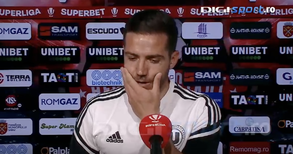 Alex Chipciu explică îmbrâncelile de la finalul meciului cu Hermannstadt: ”Dani Coman mi-a zis că m-am bucurat ostentativ. (...) Orice fault era doar la ei”
