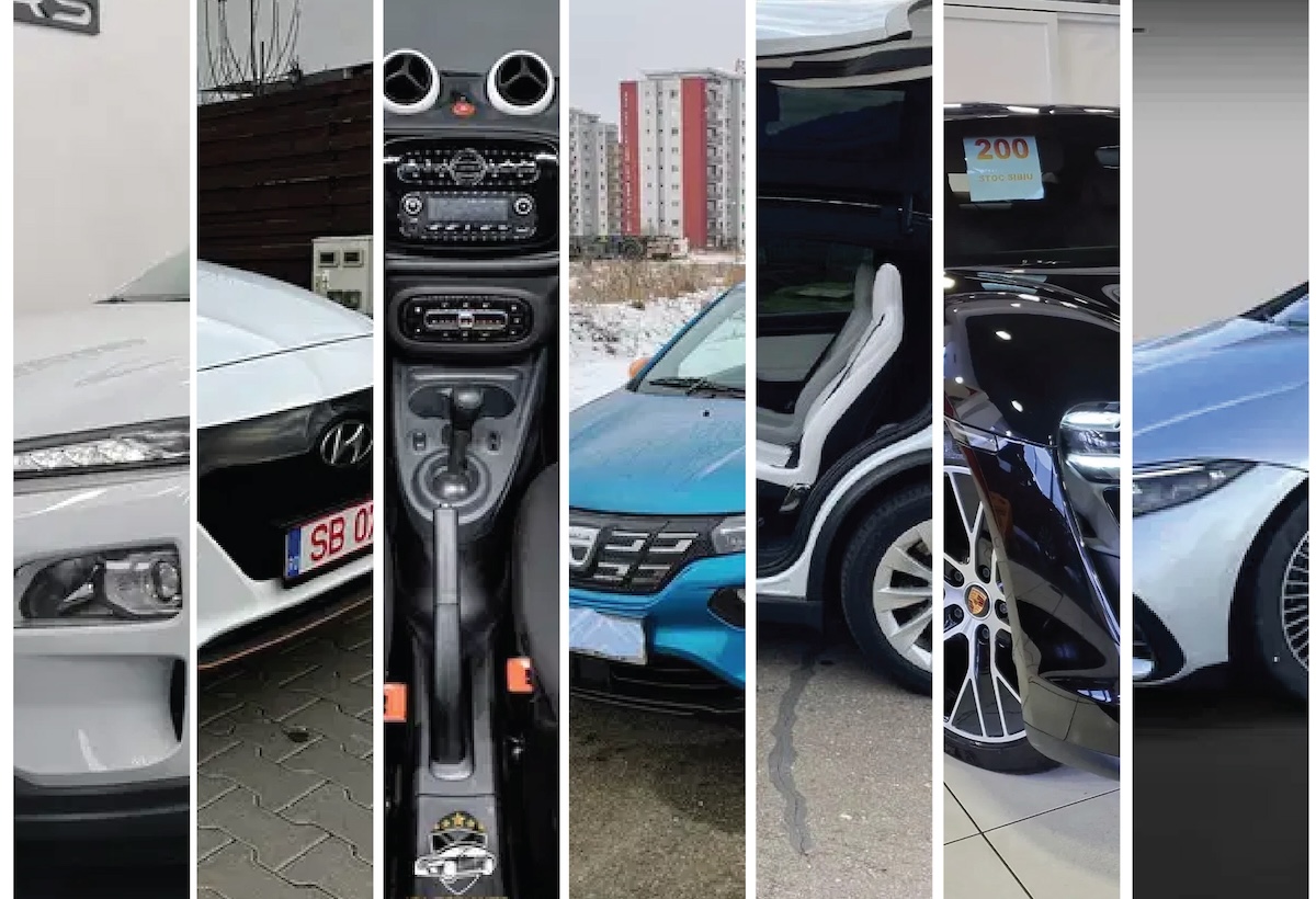 Top cele mai scumpe și cele mai ieftine mașini electrice, de vânzare, în Sibiu. De la peste 100 de mii de euro, la sub 10 mii