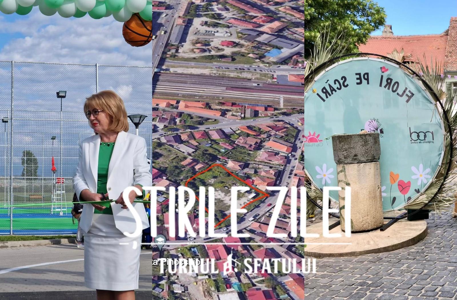 Știrile zilei, 10 mai. S-a deschis Baza Sportivă Obor, a început festivalul Flori pe Scări, trei avioane militare supersonice deasupra Sibiului