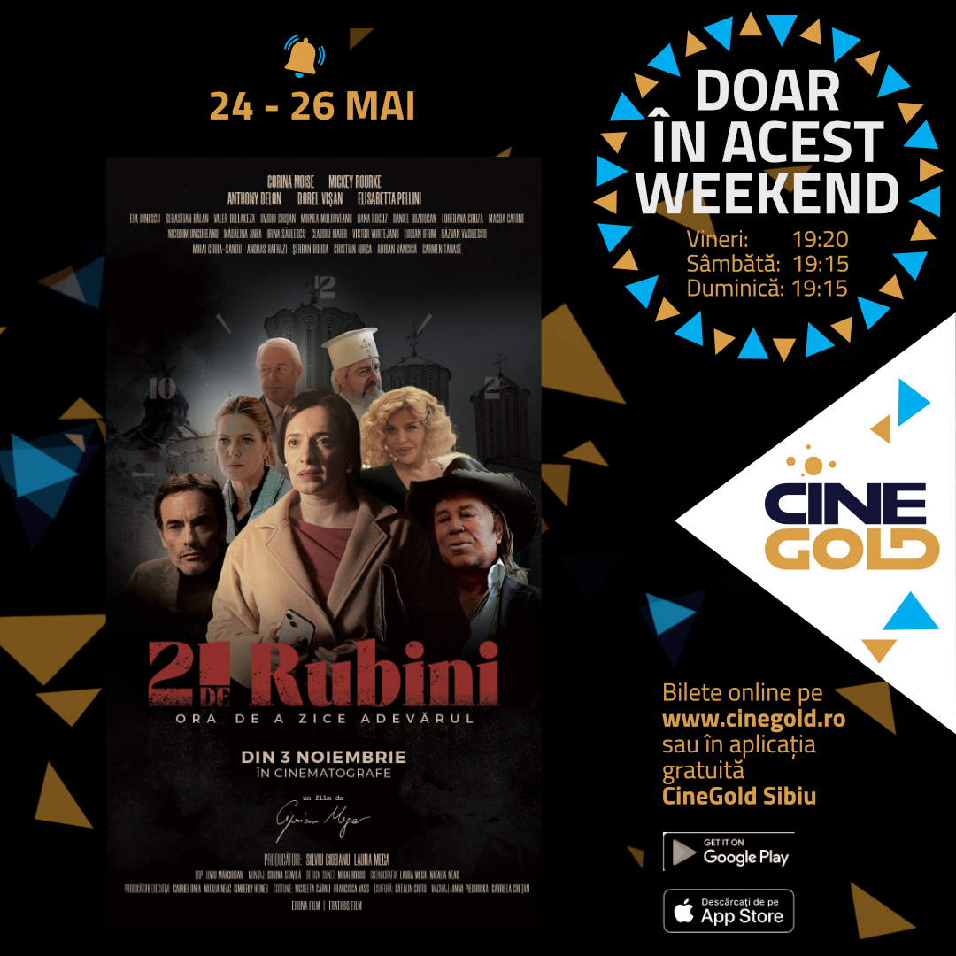 „21 de rubini” revine la CineGold, exclusiv în acest weekend!