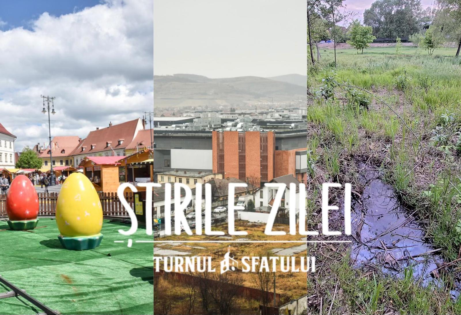 Știrile zilei, 3 mai. Zonă mixtă de blocuri și magazine, aproape de centrul Sibiului și mall, programul marilor magazine din Sibiu de Paști, ce facem în luna mai