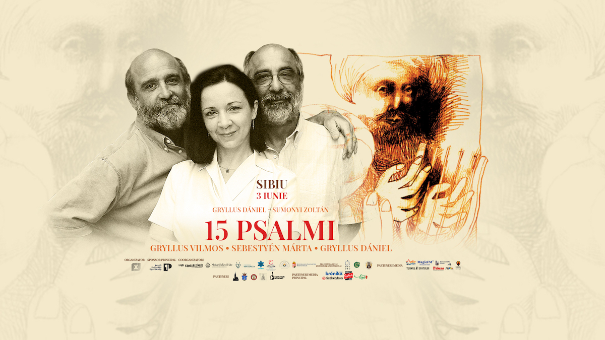 Concert „15 Psalmi” la Sinagoga din Sibiu în 3 iunie. Intrarea este liberă