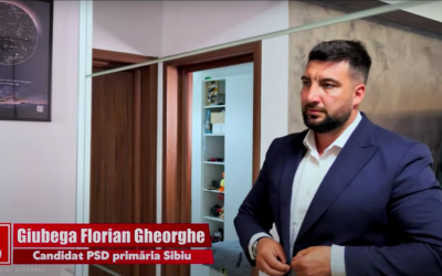 VIDEO „Vă invit să fiți alături de mine și în data de 9 iunie votați poziția 1 de pe buletinul de vot” - Florian Giubega, candidat PSD la Primăria Sibiu