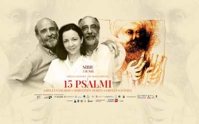 Concert „15 Psalmi” la Sinagoga din Sibiu în 3 iunie. Intrarea este liberă
