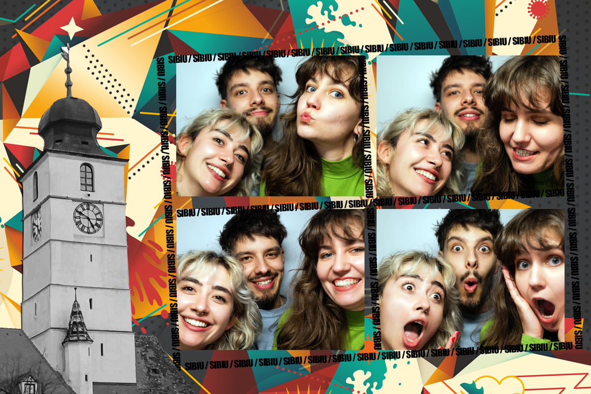 La Sibiu poți face poze la minut cu BW Photo Booth