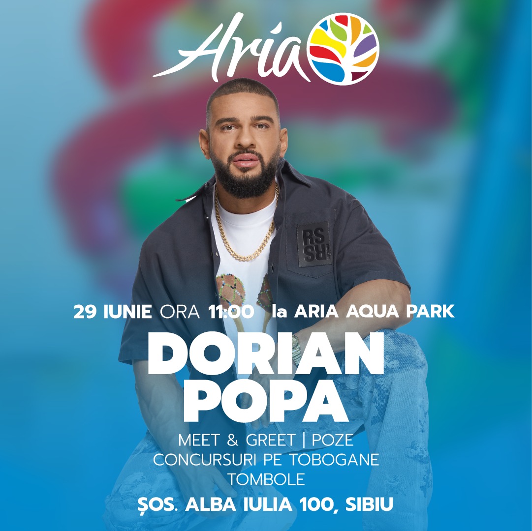 Dorian Popa la Aria Sibiu – atmosferă de neuitat și cel mai tare meet&greet!