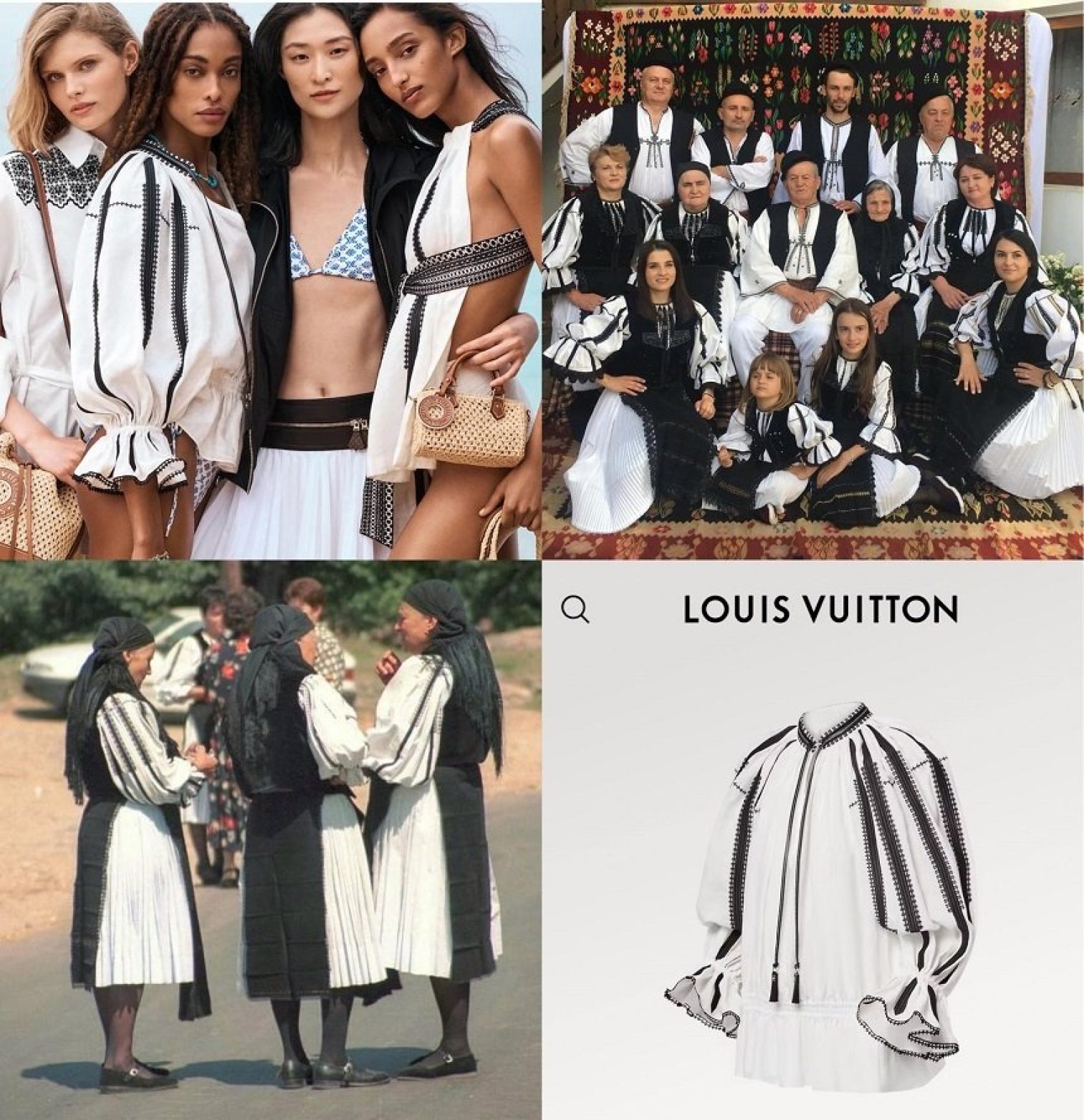 Louis Vuitton a scos de pe site cămașa de 5.000 de euro, copiată din Mărginime. Din 60 de bluze, 40 ar fi fost deja vândute