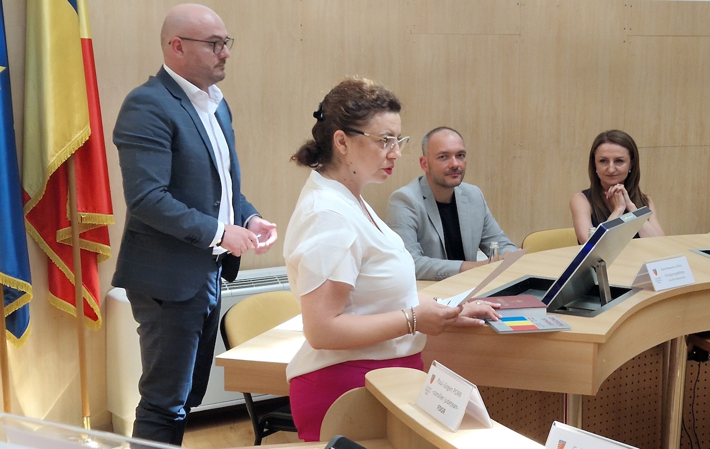 Sibiul are un nou consilier județean pentru trei luni: Bianca Borcan a depus jurământul