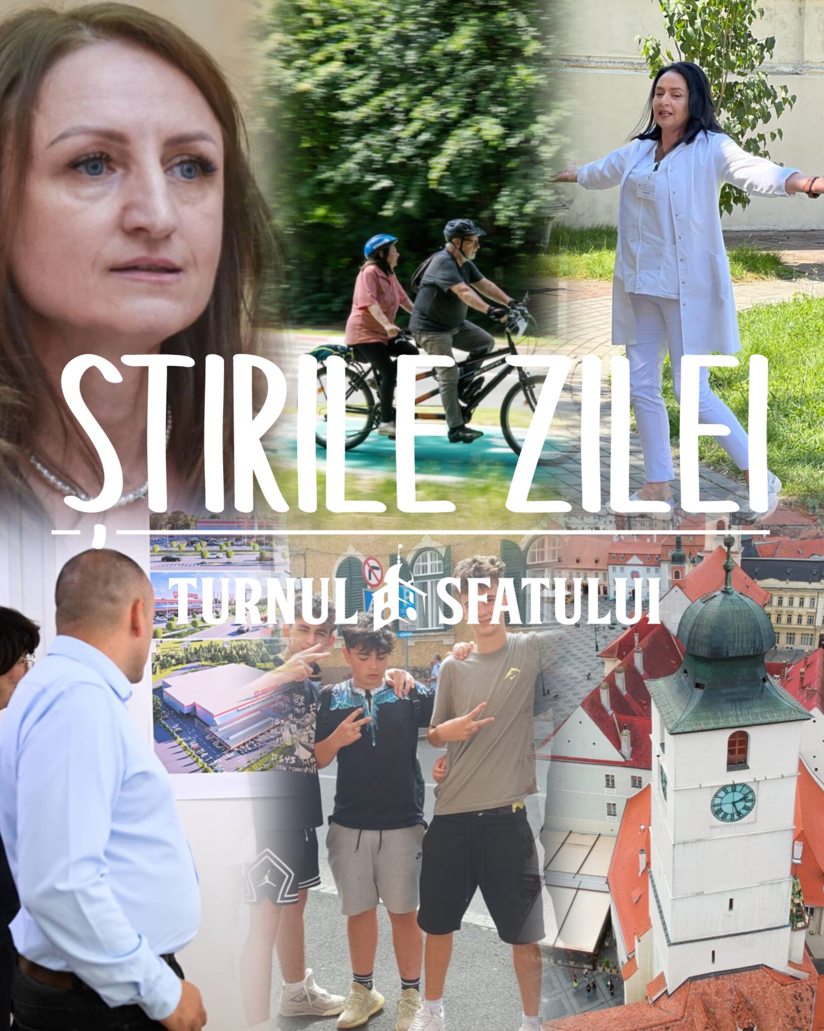 Sibiul, cel mai „vibrant” oraș. Știrile zilei de joi