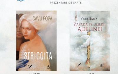 Sibienii Savu Popa și Ovidiu Baron își lansează cele mai recente cărți la Biblioteca Astra. „Un moment de sărbătoare a literaturii sibiene”