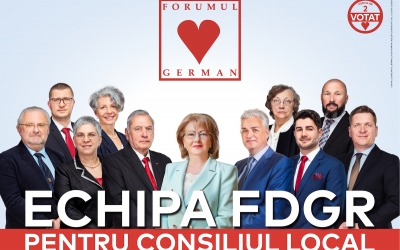 Echipa FDGR, poziția 2 pe buletinele de vot. Duminică alegeți viitorul orașului nostru!