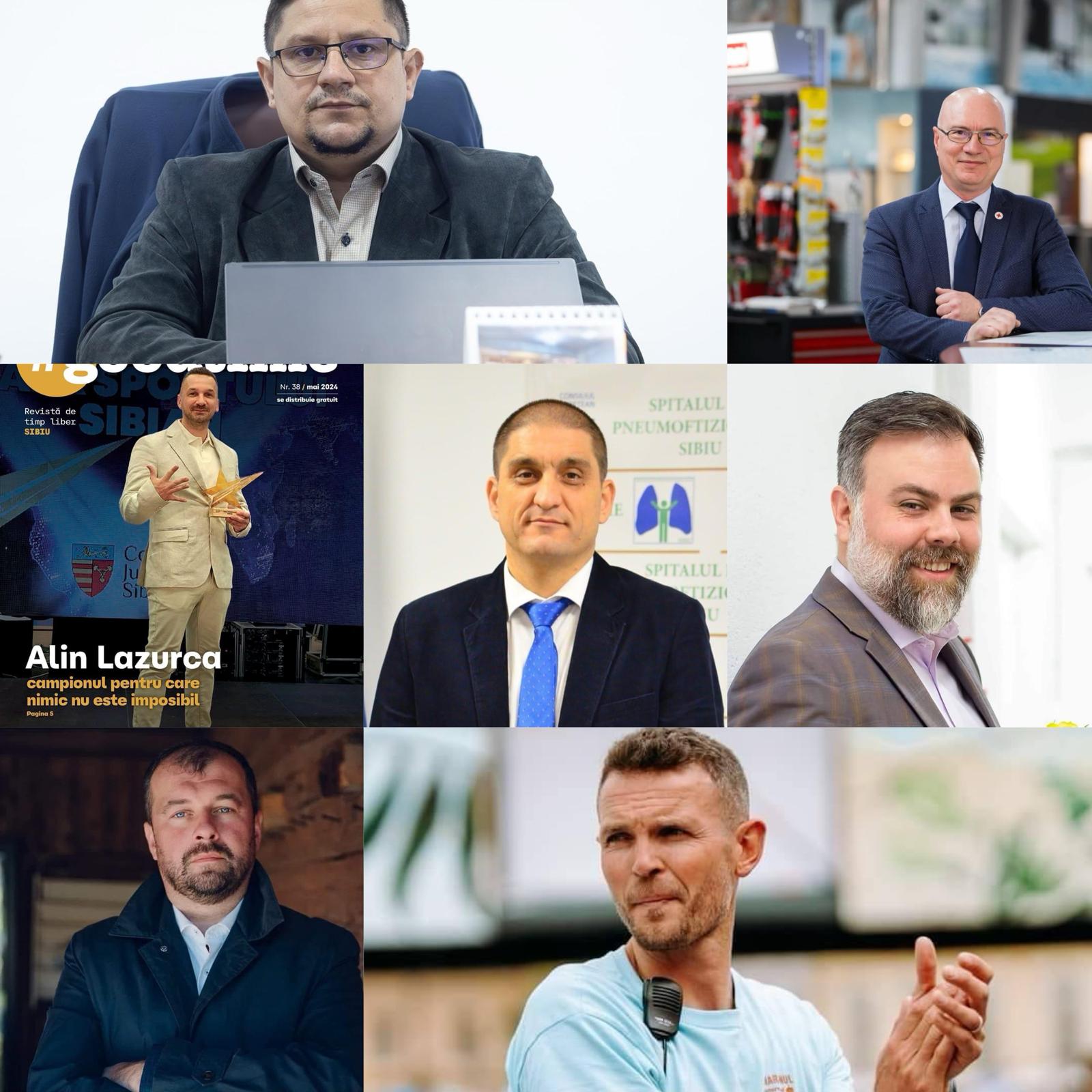 Ciprian Ștefan, Mihai Balaban, Cristian Roman, Florin Neag, Răzvan Pop, Alin Lazurca, Dani Troancă au ales să îl susțină pe Adrian Bibu pentru Primăria Sibiu