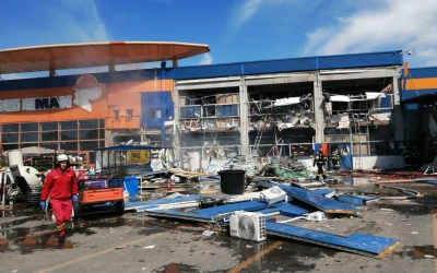 Explozia de la Botoşani. Dedeman: O firmă externă autorizată executa lucrări la reţeaua de gaze