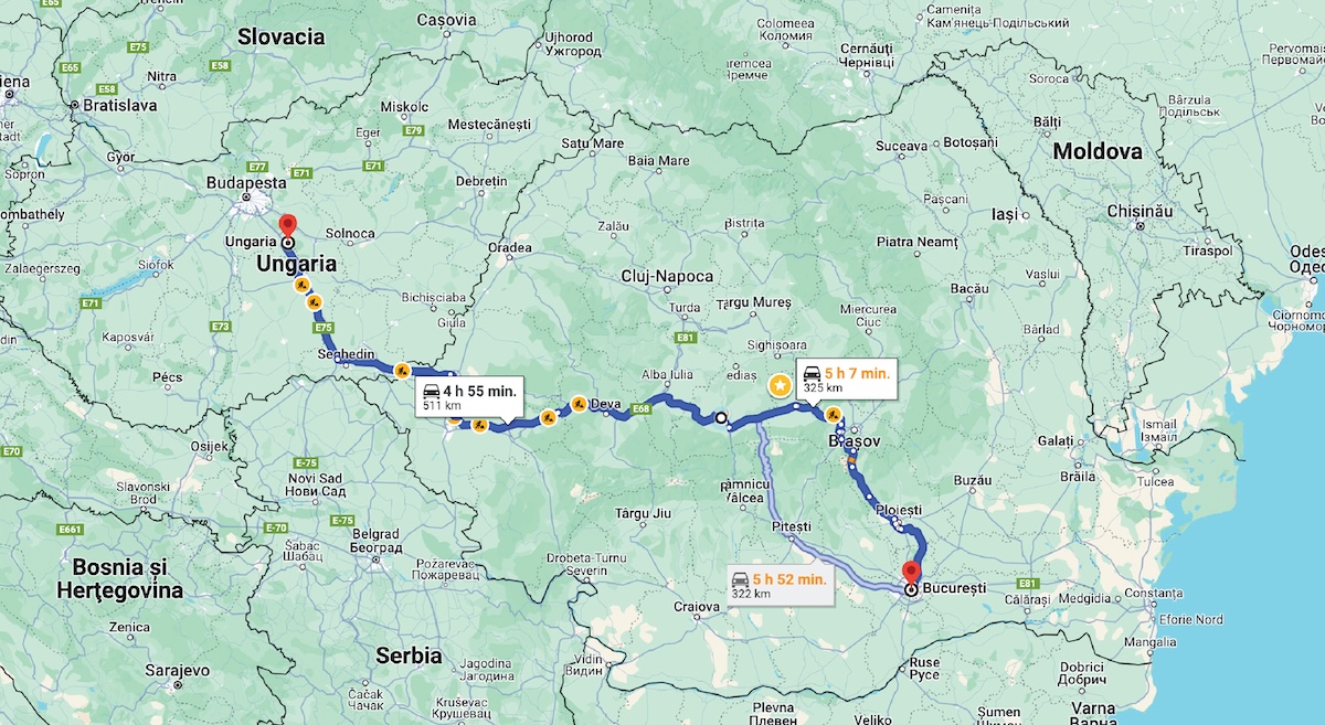 Ziua în care Budapesta e mai aproape de Sibiu decât Bucureștiul. Lucrările de pe Valea Oltului îi îndepărtează pe ardeleni de capitală