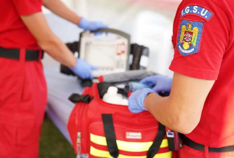 18 persoane au primit asistență medicală la punctul de prim ajutor din centrul Sibiului. Li s-a făcut rău de la căldură