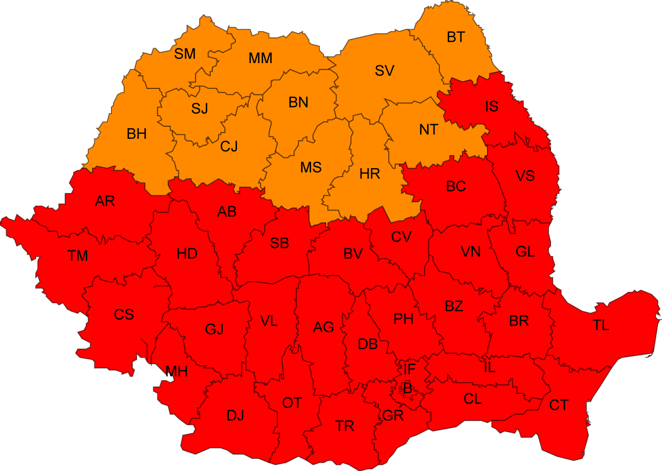 Codul roșu de caniculă se prelungește și miercuri. Nopțile vor fi tropicale